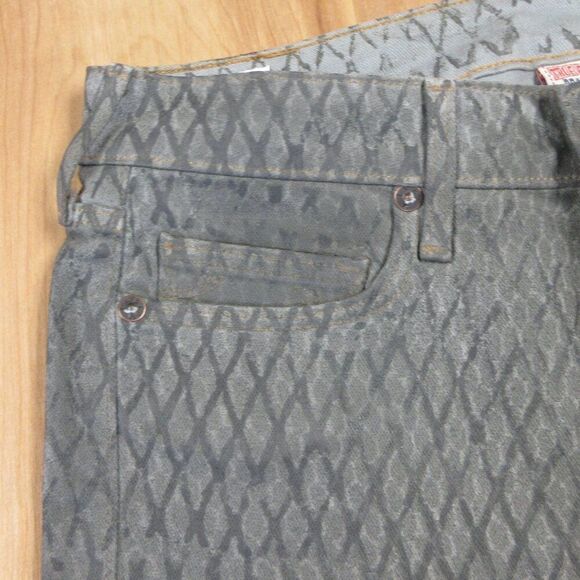 TRUE RELIGION Halle Mojave Lonestar Snakeskin Skinny Jeans Womens Sz 28 USA Seal - Picture 6 of 16